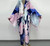 Boho Cotton Self Belted Tunic Kimono Wrap Dress