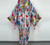 Boho Cotton Self Belted Tunic Kimono Wrap Dress