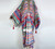 Boho Cotton Self Belted Tunic Kimono Wrap Dress