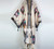 Boho Cotton Self Belted Tunic Kimono Wrap Dress