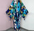 Boho Cotton Self Belted Tunic Kimono Wrap Dress