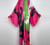 Colorful Silky Kimono Beachwear Cover Up Cardigan