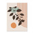 Boho Sun Mountain Abstract Line Canvas Painting