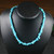 Natural Turquoise  Rose Quartz Crystal Irregular Necklace