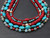5 Row Freshwater Howlite Keshi Pearl Statement Necklace