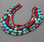 5 Row Freshwater Howlite Keshi Pearl Statement Necklace