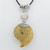 Ammonite Shell Pink Crystal Bead Necklace