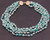 Green Peruvian Multi Strand Amazonite Handmade Necklace