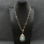 Natural Yellow Pearl Gold Plated Bead Necklace