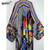 Elegant Boho Colorful Stitch Long Sleeve Kimono Cardigan