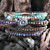 Handmade Mixed Natural Stones Charm Wrap Bracelet