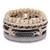 Classic Multilayer Beads Leather Wrap Bracelet Set