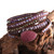 Boho Mixed Natural Stone Beaded Wrap Bracelet