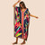 Kaftan Tropical V-Neckline Maxi Vivid Dress
