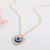 Turkish Evil Eye Clavicle Chain Long Necklace
