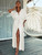 Crochet White Knitted  Tunic Long Pareos Cover up