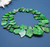 Green Sea Sediment Jasper Crystal Necklace