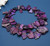 Natural Purple Sea Sediment Jasper Crystal Necklace