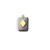 Water Drop Oval Natural Shell Stainless Steel Pendant