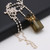 Precious Stone Perfume Bottle Necklace