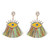 Boho Tassel Multicolored Fringed Statement Earrings