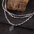 Bohemian Tribal Square Beads Charm Necklace