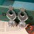 Ethnic Gypsy Indian Bell Tassel Jhumka Silver Color Earrings