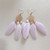 Feather Tassel Hook Earrings