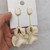 Acrylic Petal Flower Tassel Exaggerated Long Earrings