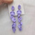 Acrylic Petal Flower Tassel Exaggerated Long Earrings