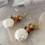 Simulated Pearl Tassel Gold Color Drop Earrings