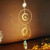 Suncatcher Crystal Light Moon Decoration