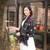 Winter Flower Embroidered Pashmina Cashmere Tassels Scarf
