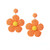 Rattan Raffia Handmade Tassel Pendant Earrings