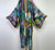 Boho African Silk Feel Kimono Kaftan Cocktail Cardigan
