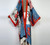 Boho African Silk Feel Kimono Kaftan Cocktail Cardigan
