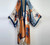 Boho African Silk Feel Kimono Kaftan Cocktail Cardigan