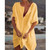 Solid Button Oversized Cotton Linen Long Blouse