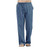 Summer Elastic Waist Fitness Cotton Linen Hip-Hop Pants - size M