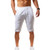 Summer Elastic Waist Fitness Cotton Linen Hip-Hop Pants - size M