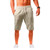 Summer Elastic Waist Fitness Cotton Linen Hip-Hop Pants - size M