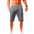 Summer Elastic Waist Fitness Cotton Linen Hip-Hop Pants - size M