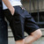 Summer Elastic Waist Fitness Cotton Linen Hip-Hop Pants - size M