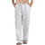 Summer Elastic Waist Fitness Cotton Linen Hip-Hop Pants - size M