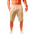 Summer Elastic Waist Fitness Cotton Linen Hip-Hop Pants - size M