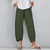 Autumn Elastic Loose Pocket Oversized  Leg Trousers