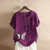 Summer Cotton Linen Rope Mujer Tshirt