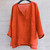 Casual Breathable Camisa Masculina Loose Blouse. -size L
