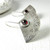 Vintage Hollow Indian Tribal Resin Dangle Earrings