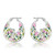 Vintage Hollow Indian Tribal Resin Dangle Earrings